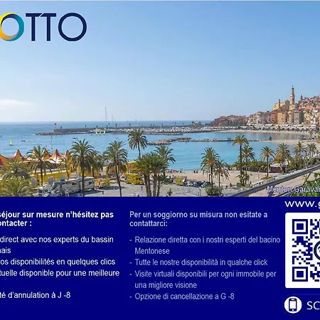 Apartamento Centre-ville Avec Terrasse, Climatisation Et Parking - Fr-1-196-191 Menton